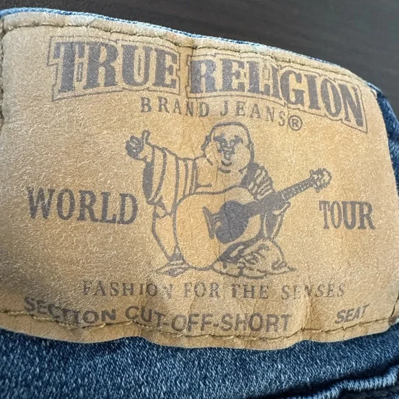 True Religion Indigo Denim Shorts - Picture 4 of 4